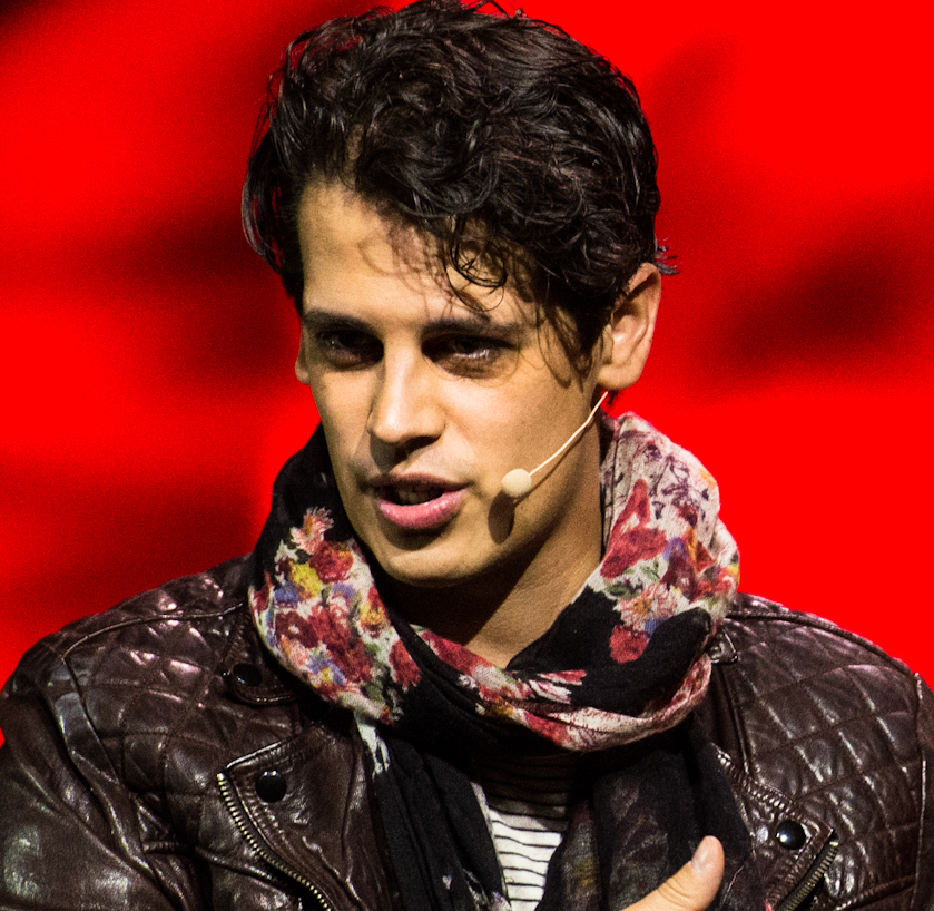 Milo Yiannopoulos appears at LeWeb'13 Conference @ Methodist Central Hall, Westminster in London on June 5, 2013.